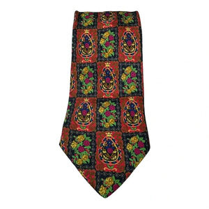 Brioni Men's Silk Floral Mixed Print Neck Tie